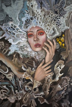 Sylwia WALKOWICZ-NOWAK (ur. 1994), Portret z rafą koralową, 2024