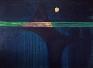 Kamila GUZAL-POŚREDNIK (ur. 1970), Księżycowa noc, 2025