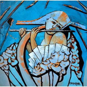 Elizabeth BOUKOURBANE (b. 1958), Blue Lullaby, 2025