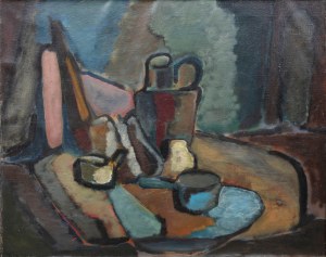 Wojciech Fangor (1922 - 2015), Martwa natura, l. 40. XX wieku