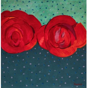 Tadeusz Dominik (1928 - 2014), Roses, 2010.