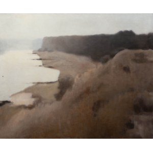 Edmund Łubowski (1918 - 1993), Brzeg rzeki, 1988