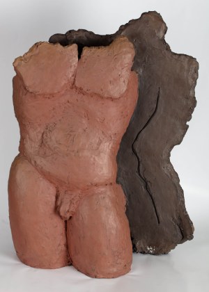 Hanna Żuławska (1908 - 1988), Tors męski z cieniem, l. 60. XX wieku