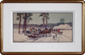 Adam SETKOWICZ (1875 - 1945), Powrót z polowania