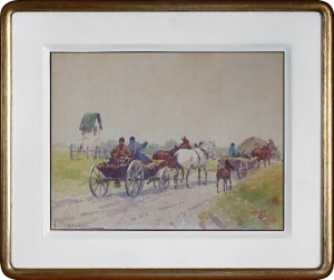 Adam SETKOWICZ (1875 - 1945), Pejzaż wiejski