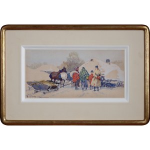 Adam SETKOWICZ (1875 - 1945), Winter Meeting