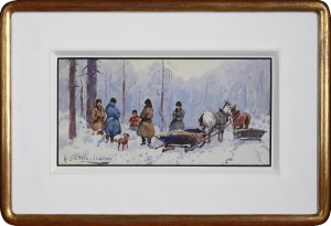 Adam SETKOWICZ (1875 - 1945), Spotkanie, 1942