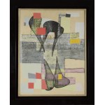 Maria Jarema (1908 Stary Sambór - 1958 Cracovie), Formes, 1957