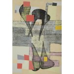 Maria Jarema (1908 Stary Sambór - 1958 Cracovie), Formes, 1957
