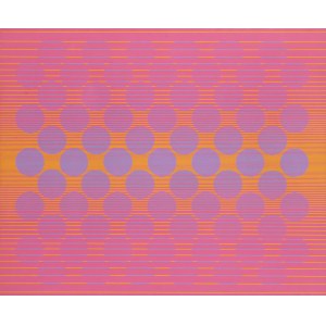 Julian Stanczak (1928 Borownica - 2017 Seven Hills, Ohio), Suspended, 1969