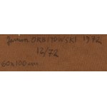 Janusz Orbitowski (1940 Kraków - 2017 Kraków), Relief 12/72, 1972