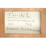 Hannes Beckmann (1909 Stuttgart - 1977 Hanover, New Hampshire), T'ai-chi tu, 1968.