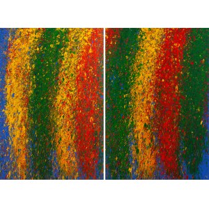 Leon Tarasewicz (b. 1957, Waliły in Podlasie), Untitled (diptych), 2017