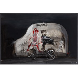 Henryk Cześnik (b. 1951, Sopot), Medical ambulance, 2024