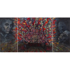 Slawomir Witkowski (b. 1961, Gdansk), Monster (triptych), 1990