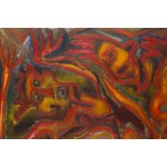 Andrzej Mierzejewski (1915 Zakopane - 1982 Warsaw), Red Composition, 1975