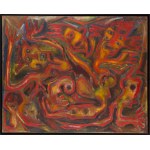 Andrzej Mierzejewski (1915 Zakopane - 1982 Warsaw), Red Composition, 1975