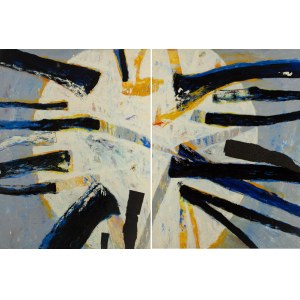 Ireneusz Walczak (1961 Świdnica - 2023 ), Reconstruction II (diptych), 1991