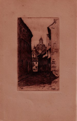 Józef Pieniążek, Vilniaus gatvelė su Šv. Kazimiero bažnyčia