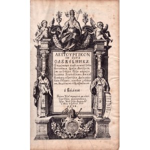Graikų katalikų apeigynas, Vilnius, 1692