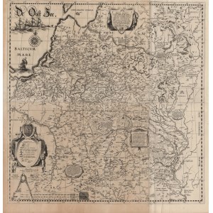 Mapa Říše sirotků Radvila, 1643
