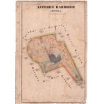 Map of village Papiškės, 7 farmsteads