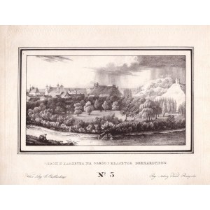 Pohled na Vilnius od Užupisu, 1843