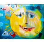 Wojciech Muda/Munke (ur. 1981), Słońce z przyjaciółmi zwiedzą świat, 2014