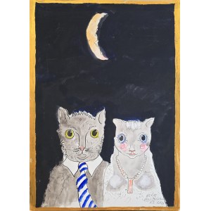 Andrzej Strumillo (1927-2020), Cat Marriage, 2014