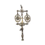 Lot of 4 solid silver Sardinian Crosses -