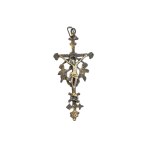 Lot of 4 solid silver Sardinian Crosses -