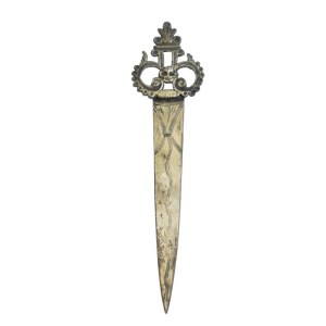 Solid silver letter opener -