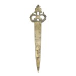 Solid silver letter opener -