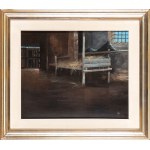 BRIAN MOBBS (1937 - 2016), BRIAN MOBBS (1937 - 2016) View of stable - 1970s