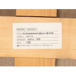 MARIO SASSO (Staffolo 1934 - Roma 2023), MARIO SASSO (Staffolo 1934 - Roma 2023) Pictogramma Grigio Payne - 1989