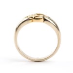 BULGARI, BULGARI Gold ring with intertwined motif -