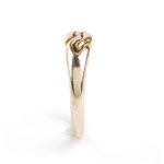 BULGARI, BULGARI Gold ring with intertwined motif -