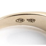 BULGARI, BULGARI Gold ring with intertwined motif -