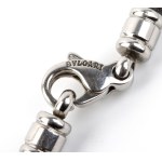 BULGARI, BULGARI “Tondo” collection: necklace with gold and steel pendant -