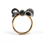 POMELLATO, POMELLATO Collection Forever: black diamond gold ring -