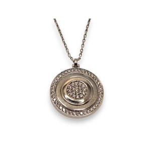 DAMIANI, DAMIANI Collection Orbital : collier avec pendentif en or et diamants. -