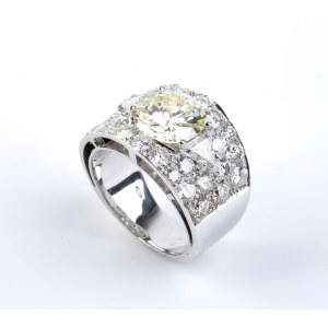FILIPPO MORONI, FILIPPO MORONI Diamond gold band ring -