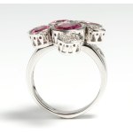 PONTE VECCHIO, PONTE VECCHIO Diamond tourmaline gold ring -