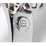 PONTE VECCHIO, PONTE VECCHIO Diamond tourmaline gold ring -