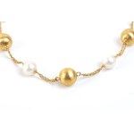 ESSE GIOIELLI, ESSE GIOIELLI Freshwater gold necklace -