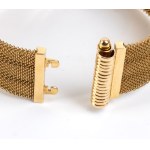Gold parure with stones -