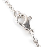3 long gold and diamond chains -