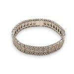 Diamond platinum bracelet -
