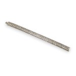 Diamond platinum bracelet -