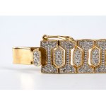 Bracelet en or avec diamants -